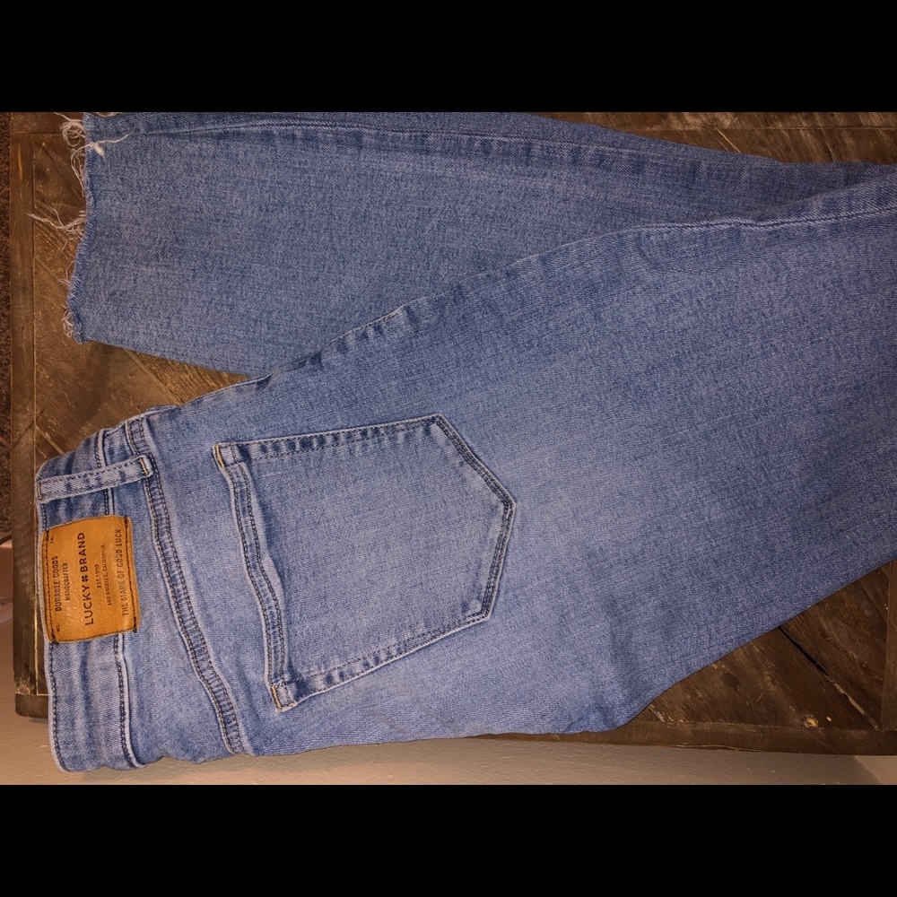 Lucky Brand white wash jeans